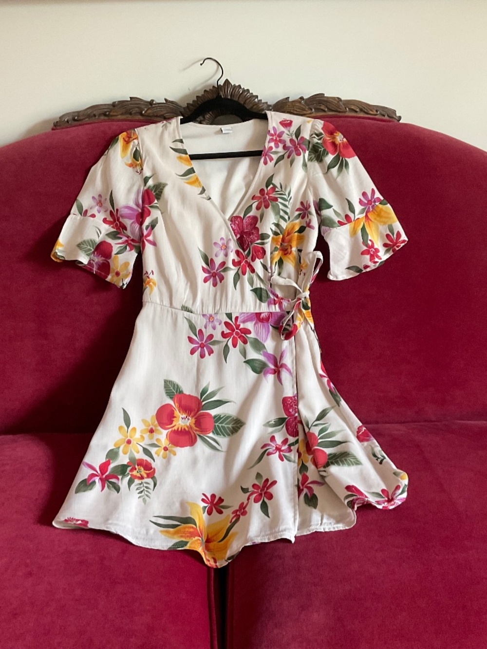 Old Navy Floral Wrap Dress